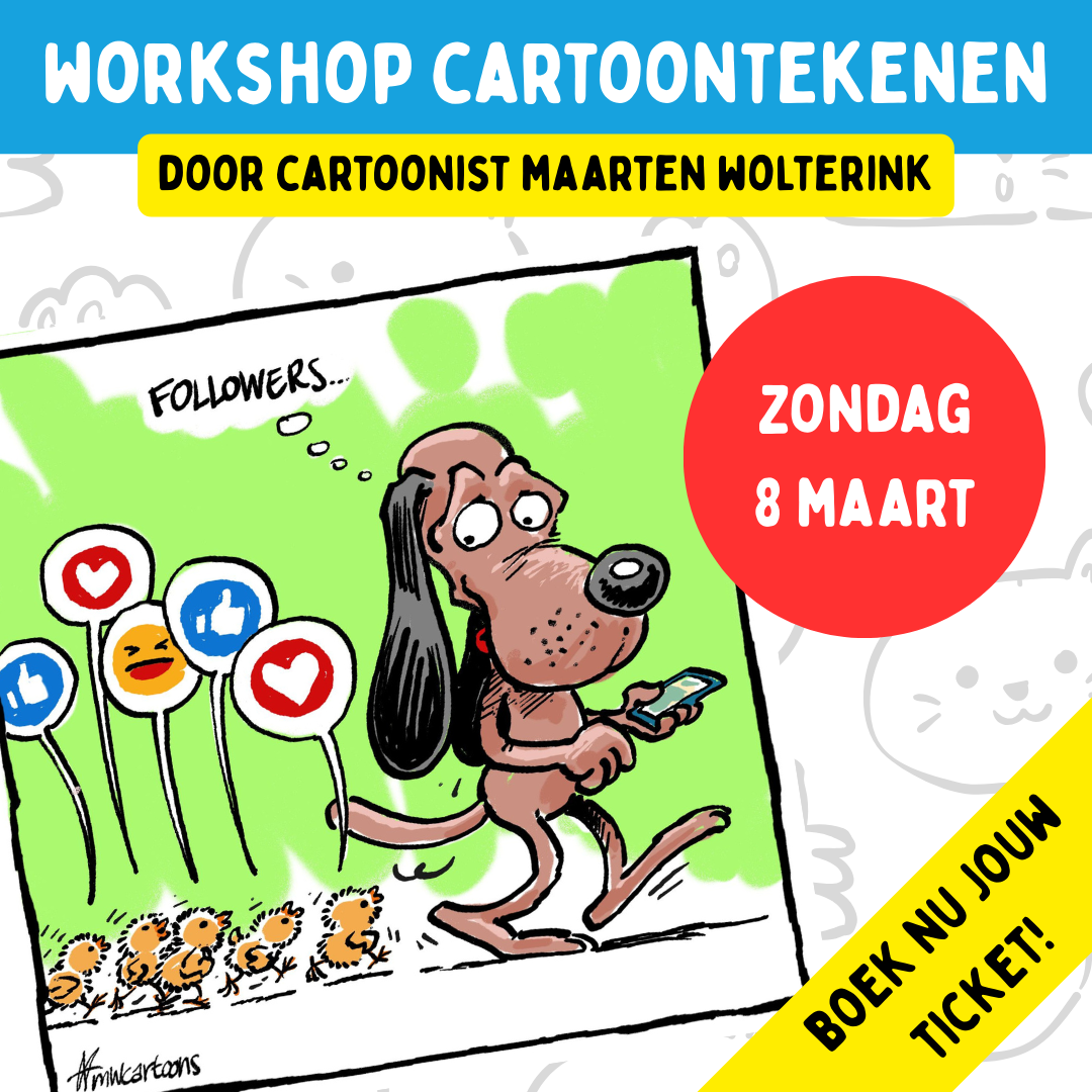 Workshop cartoontekenen